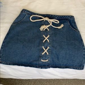 Jean skirt